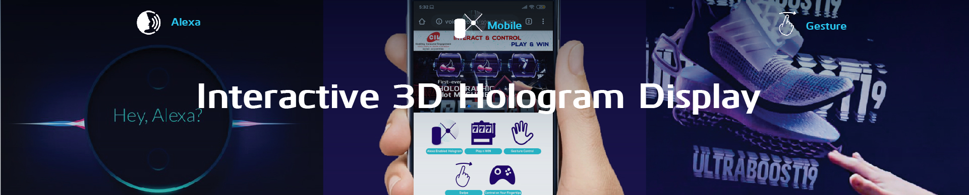 Interactive 3D Hologram Display
